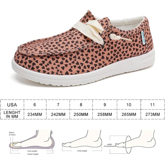 Women's Coffee Casual Slip On Deck Canvas Loafers Sneakers Boot Shoes - Picture 2 of 8